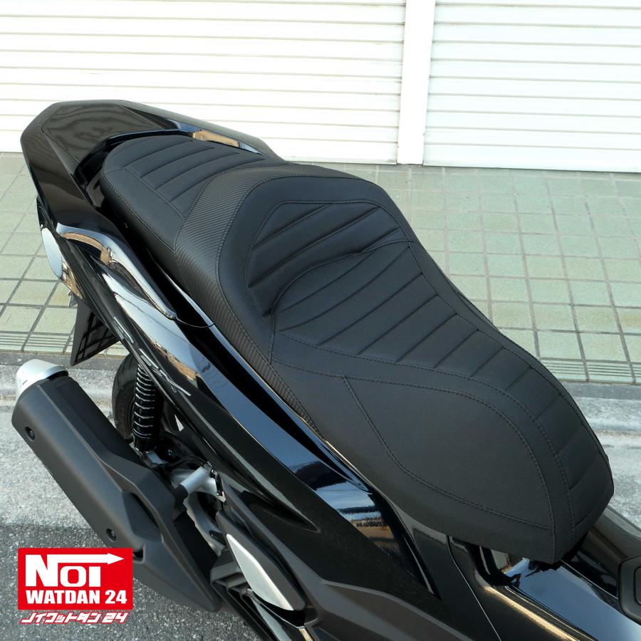 PCX160 PCX125　ローダウン 段付きシート　高反発ウレタン内蔵 PCX160 PCX125 ローダウン 段付きシート 高反発ウレタン内蔵