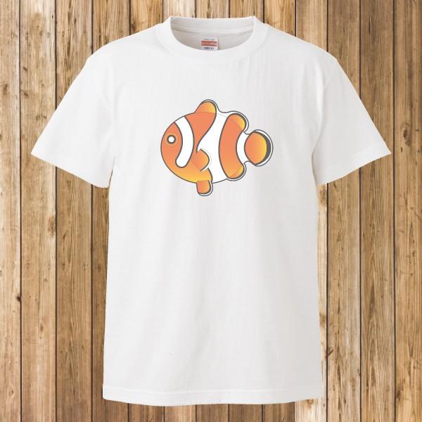 Tシャツ/海の生き物/きれいな魚11/ホワイト｜gmsfactory