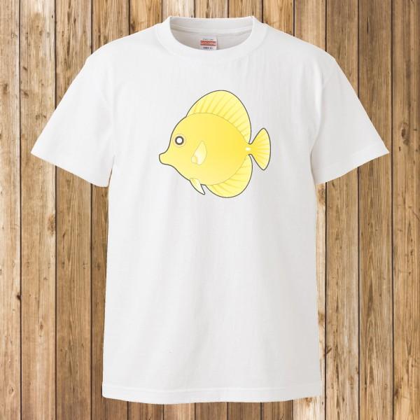 Tシャツ/海の生き物/きれいな魚17/ホワイト｜gmsfactory