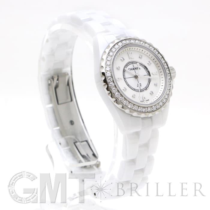 シャネル J12 H2572 ホワイトセラミック ベゼルダイヤ MOP/8Pダイヤ 29mm 付属品完品 CHANEL 新品レディース 腕時計 送料無 | CHANEL | 02