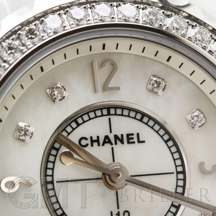シャネル J12 H2572 ホワイトセラミック ベゼルダイヤ MOP/8Pダイヤ 29mm 付属品完品 CHANEL 新品レディース 腕時計 送料無 | CHANEL | 05