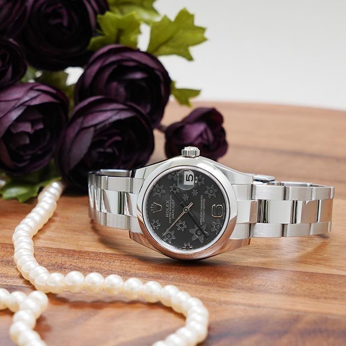 ROLEX（ロレックス） デイトジャスト 178240 グレー フラワー ROLEX