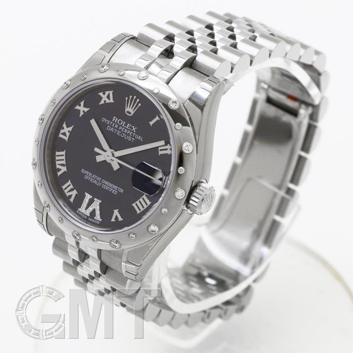 デイトジャスト ロレックス 178344 パープル VIダイヤ ローマ