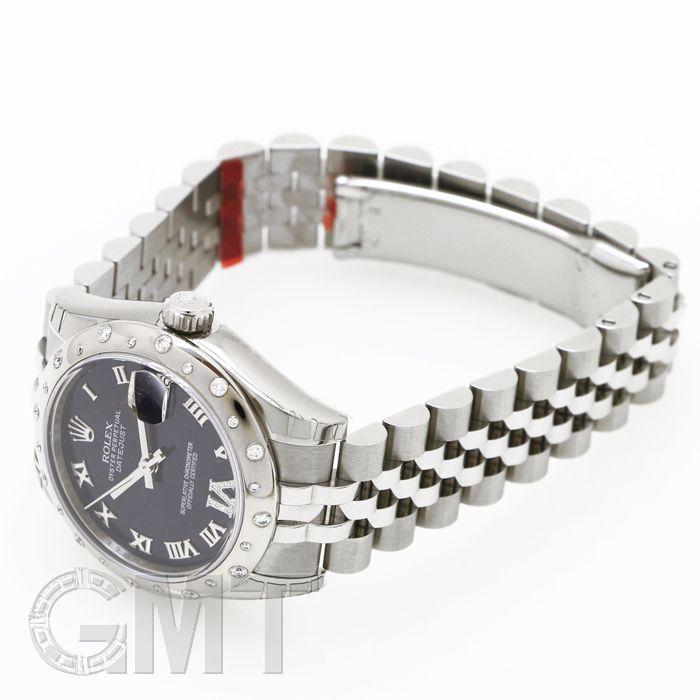 デイトジャスト ロレックス 178344 パープル VIダイヤ ローマ