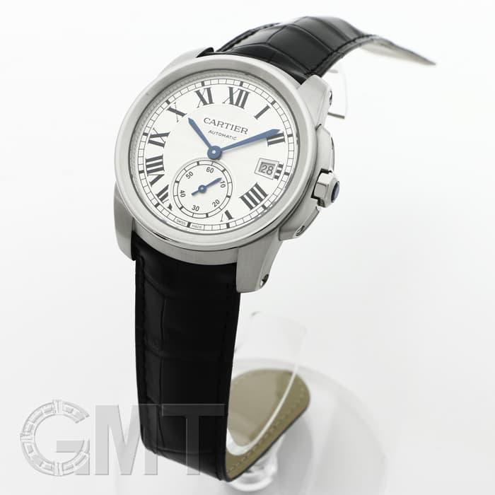 カリブルドゥカルティエ38mm WSCA0003 SS 革バンドホワイト