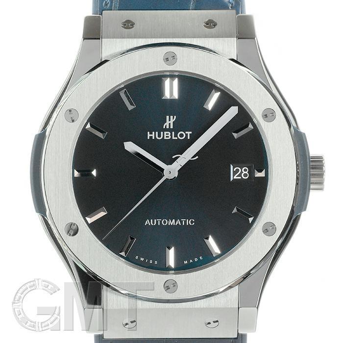 HUBLOT クラシックフュージョン チタニウム ブルー 511.NX.7170.LR 