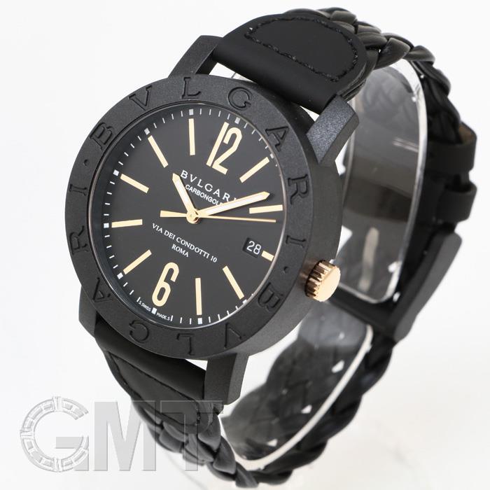 BVLGARI ブルガリ カーボンゴールド ブラック メッシュレザー BVLGARI ブルガリ カーボンゴールド ブラック メッシュレザー
