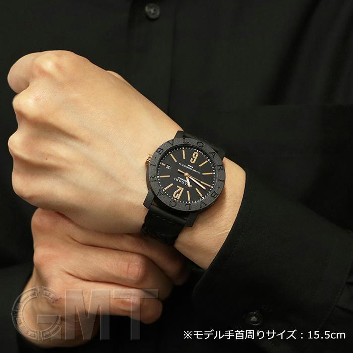 BVLGARI ブルガリ カーボンゴールド ブラック メッシュレザー BVLGARI ブルガリ カーボンゴールド ブラック メッシュレザー