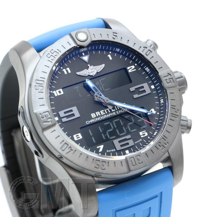 ブライトリング プロフェッショナル エクゾスペースB55 ブルーラバー V510B45XRV BREITLING 新品 メンズ  腕時計  送料無料｜gmt｜02