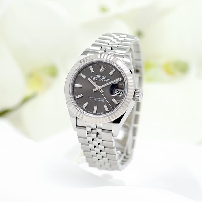 ROLEX ロレックス デイトジャスト28 279174 ダークグレー ジュビリー 