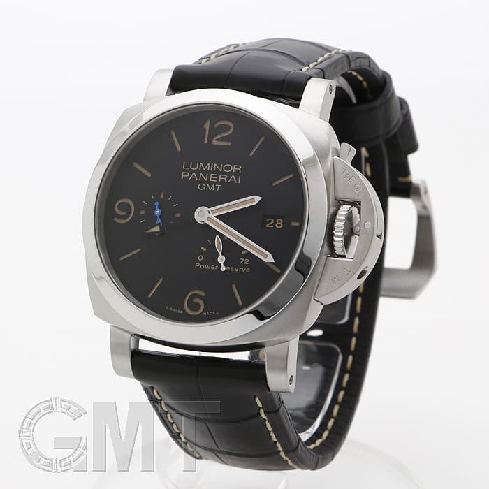 パネライ ルミノール1950 3days GMT パワーリザーブ 44ｍｍ アッチャイオ PAM01321  OFFICINE PANERAI 新品メンズ 腕時計 送料無料｜gmt｜02