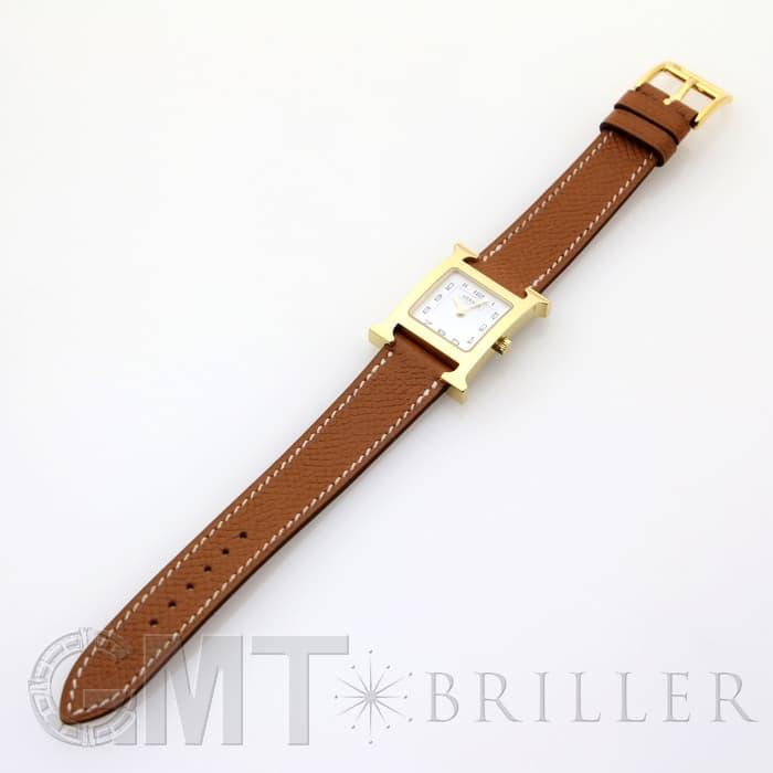HERMES エルメス Hウォッチ 036732WW00 ゴールドプレーテッド ゴールド 