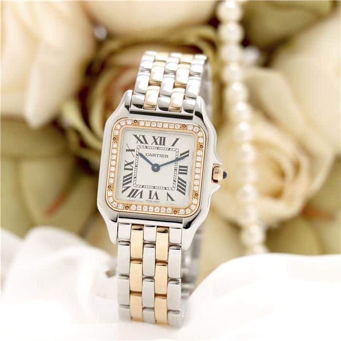 Cartierカルティエ パンテール3ロウ コマのみ【美品】時計 Cartier カルティエ CARTIER パンテール ヴァンドーム SM 3ロウ