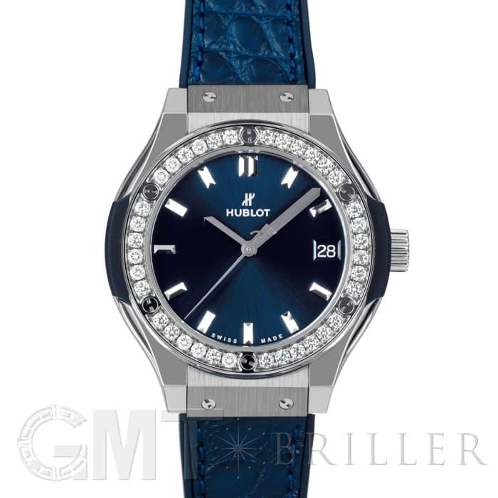 HUBLOT ウブロ クラシックフュージョン チタニウム ブルー ベゼル  