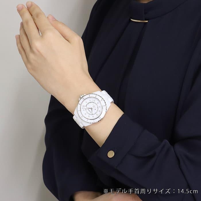 CHANEL（シャネル） J12 ホワイト セラミック 12Pダイヤ H5705 38mm