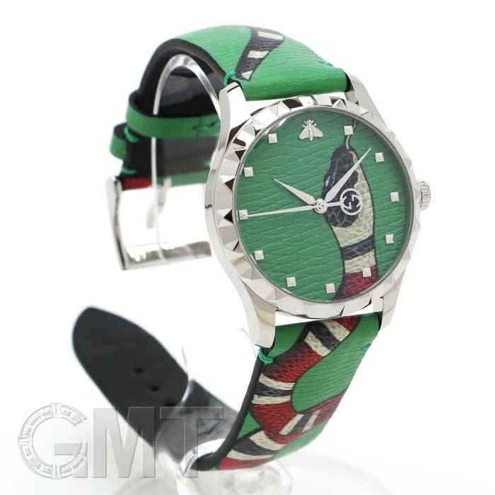 GUCCI（グッチ） Gタイムレス スネーク グリーン YA1264081 GUCCI 新品