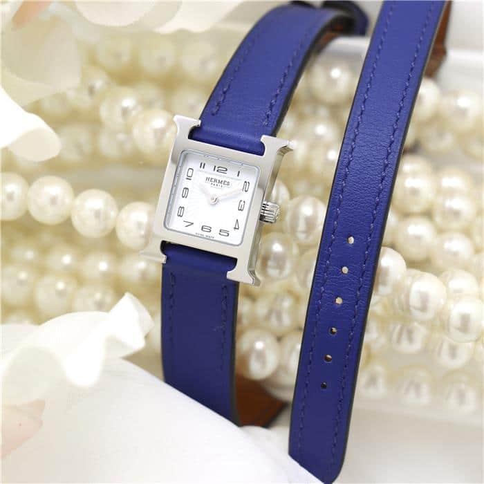 HERMES エルメス Hウォッチ ミニ ドゥブルトゥール HH1.110.131