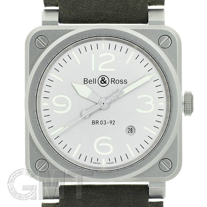 BELL & ROSS ベル&ロス BR 03-92 BR0392-GR-ST/SCA※【世界500本限定】 BELL & ROSS 新品メンズ 腕時計 送料無料｜gmt