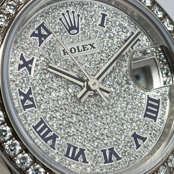 零花ページ 新品)ROLEX ロレックス デイトジャスト 179159 ZER パヴェ