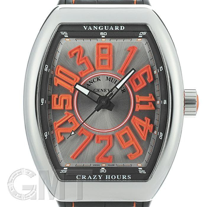【税込】 FRANCK シルバー/オレンジ V45CH クレイジーアワーズ ヴァンガード フランクミュラー MULLER 送料無料 腕時計 新品メンズ 腕時計