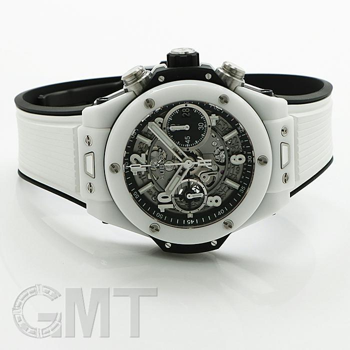 HUBLOT ビッグバンウニコ　ホワイトアリゲーターベルト ウブロ(HUBLOT) ビッグバンウニコ ホワイトセラミック BIG BANG