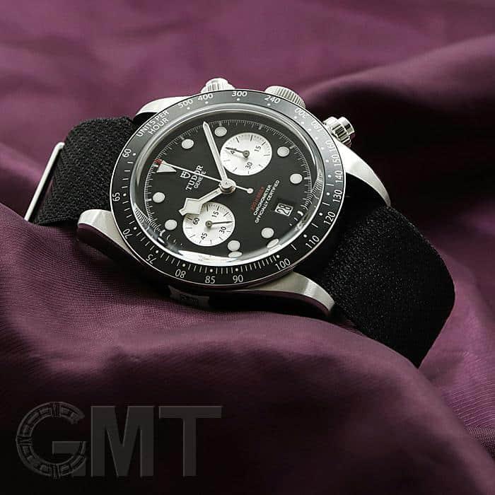 チューダー ヘリテージブラックベイ クロノ 79360N ブラック ファブリックストラップ TUDOR 新品メンズ 腕時計 送料無料｜gmt｜03