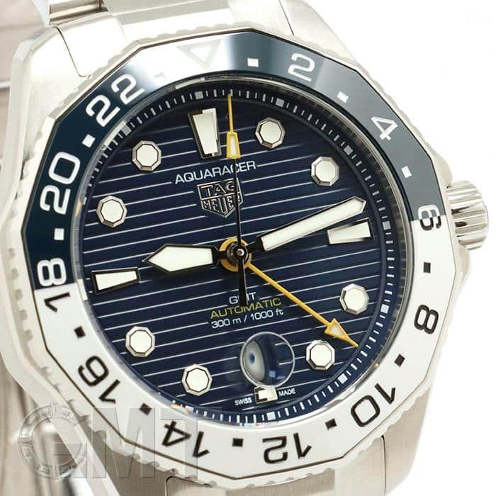 タグ・ホイヤー アクアレーサー プロフェッショナル300 キャリバー7 GMT WBP2010.BA0632 ブルー TAG HEUER 新品メンズ 腕時計 送料無料｜gmt｜05