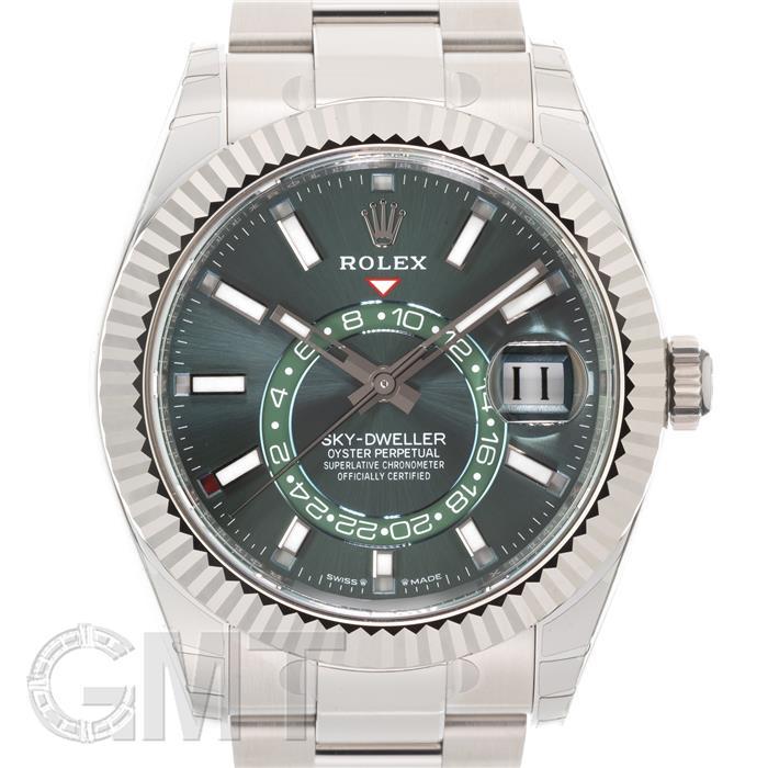 スカイドゥエラー ロレックス 336934 ミントグリーン 付属品完品 ROLEX