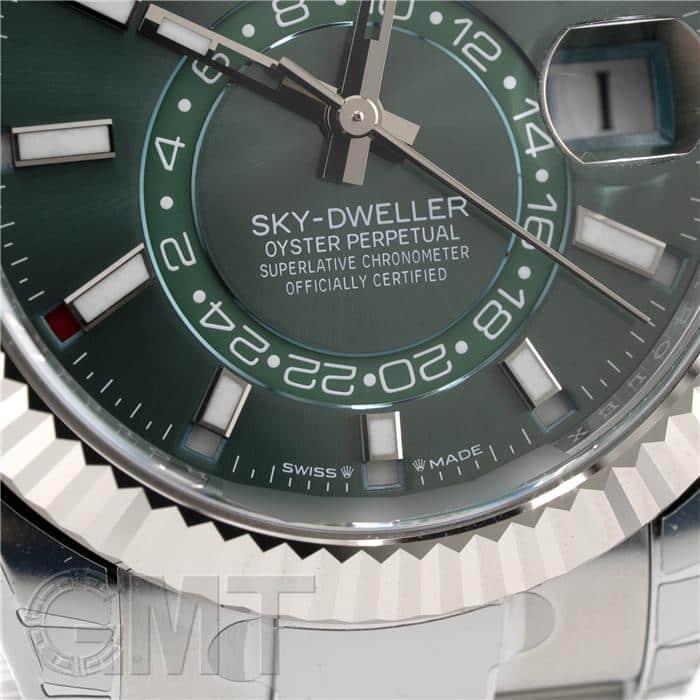 スカイドゥエラー ロレックス 336934 ミントグリーン 付属品完品 ROLEX