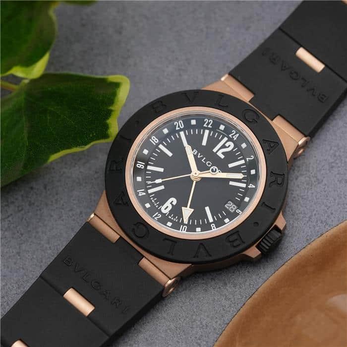 BVLGARI（ブルガリ） アルミニウム ウォッチ GMT 104241 付属品完品
