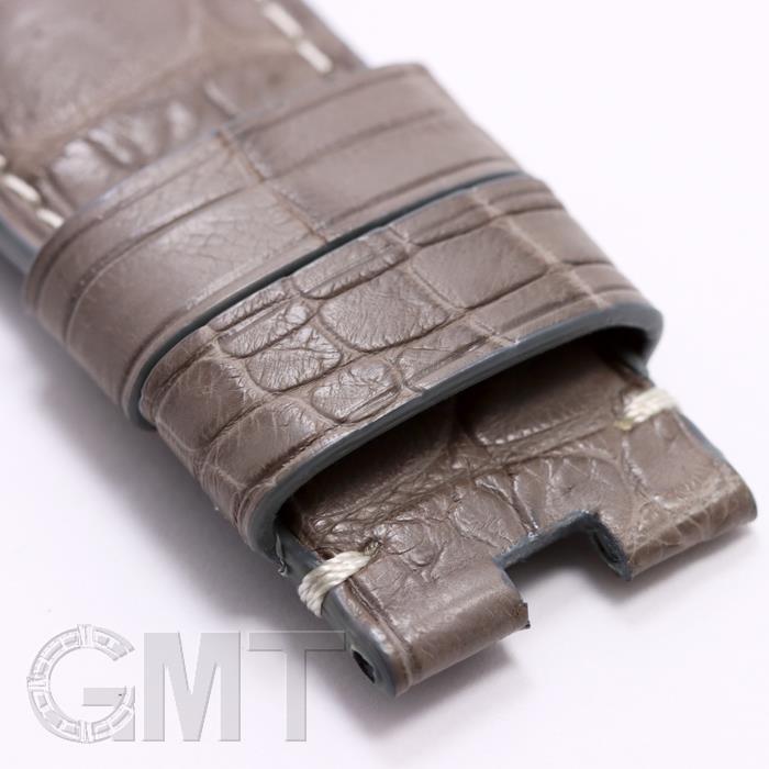 パネライ　ルミノール用　クロコダイル　ベルト　24-22mm 焦茶　美品 パネライ ルミノール用 クロコダイル ベルト 24-22mm 焦茶 美品