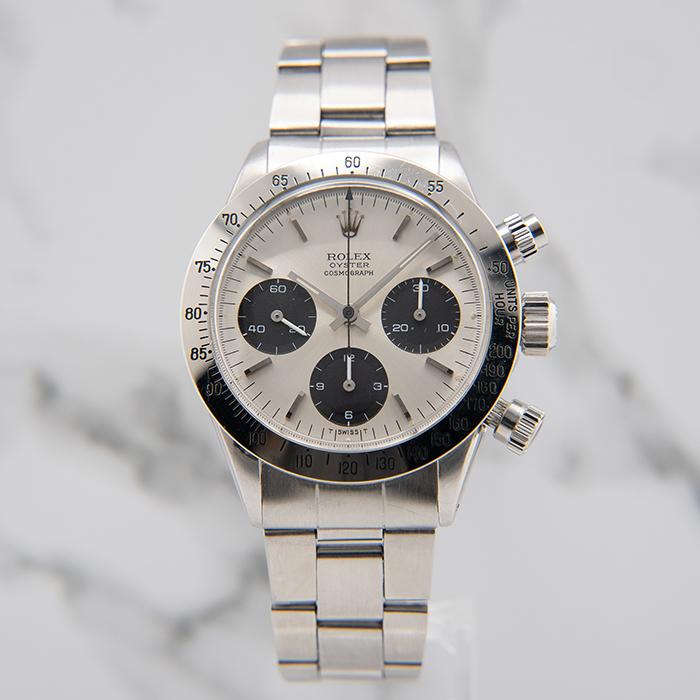 新品未使用　デイトナ　シルバーメッキロゴ　掛け時計　非売品 ROLEX（ロレックス） デイトナ 6265 デイトナ表記無し シルバー MK1