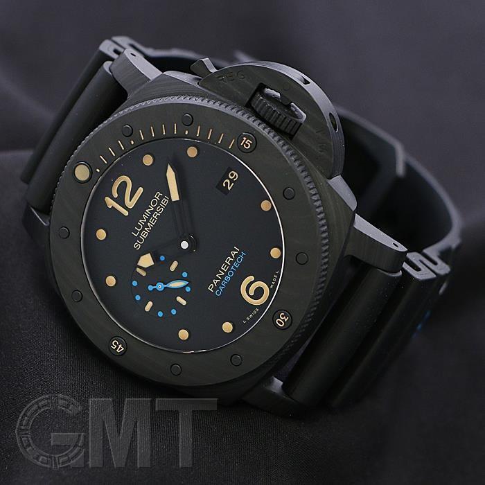 パネライ ルミノール サブマーシブル 1950 カーボテック 3days オートマティック PAM00616 OFFICINE PANERAI 【中古】【メンズ】 【腕時計】 【送料無料】｜gmt｜03