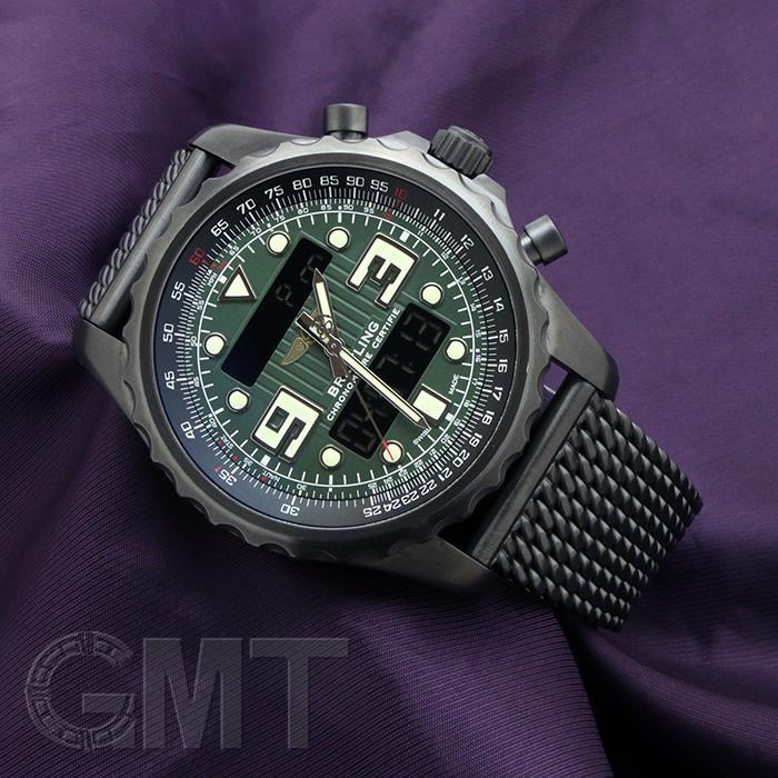 ブライトリング プロフェッショナル クロノスペース ブラックスティール M785L21ACB【世界限定1000本】 BREITLING 【中古】【メンズ】 【腕時計】 【送料無料】｜gmt｜03