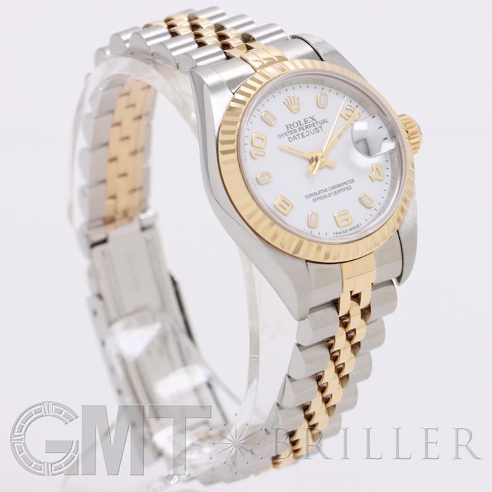 Grab Shell ホワイト ROLEX（ロレックス） デイトジャスト 79173 ホワイト とびアラビア