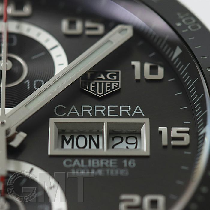 カレラ キャリバー16 クロノ デイデイト グレー CV2A1U.BA0738 TAG HEUER 中古メンズ 腕時計 【Dark green】 送料無料