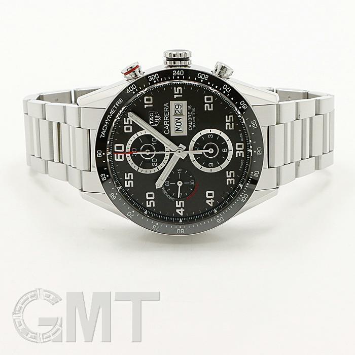 カレラ キャリバー16 クロノ デイデイト グレー CV2A1U.BA0738 TAG HEUER 中古メンズ 腕時計 【Dark green】 送料無料