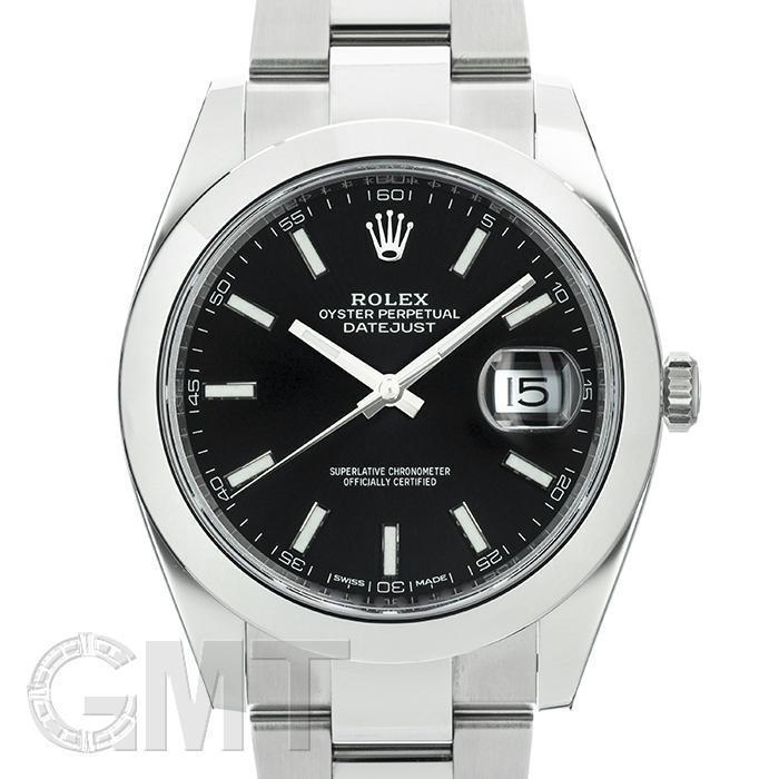 ROLEX（ロレックス） デイトジャスト41 126300 ブラック オイスター