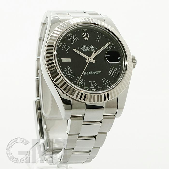 ROLEX（ロレックス） デイトジャストII 116334 グレーブラックローマ