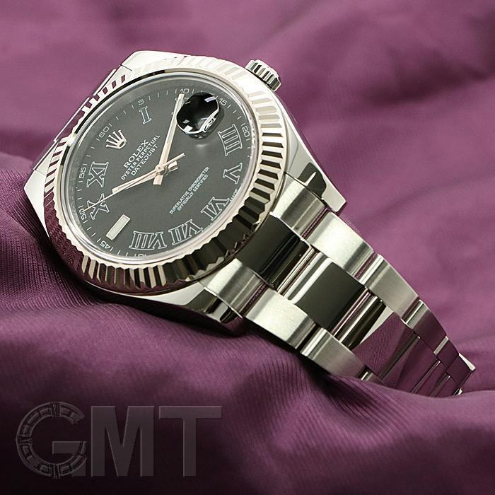 ROLEX（ロレックス） デイトジャストII 116334 グレーブラックローマ