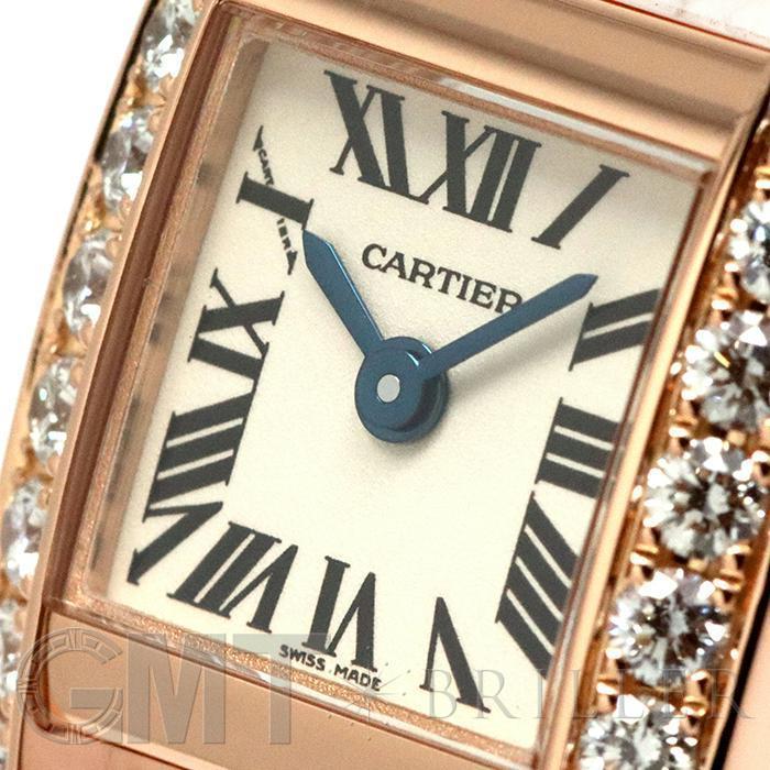 【美品・希少・稼動品】カルティエ Cartier タンキッシム SM ダイヤ 中古)CARTIER カルティエ タンキッシム SM WE70058H ベゼル
