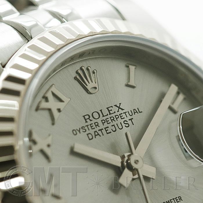 ロレックス デイトジャスト 79174 グレー ローマ Y番 レディース 中古 腕時計 ROLEX - ロレックス デイトジャスト 79174 グレー ローマ Y番