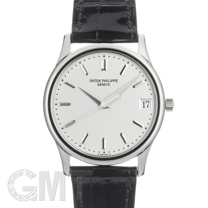 【パテックフィリップ】AT/自動巻 カラトラバ シルバー文字盤 デイト メンズ腕時計 パテックフィリップ】AT/自動巻 カラトラバ シルバー文字盤 デイト