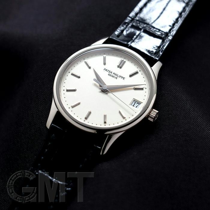 【パテックフィリップ】AT/自動巻 カラトラバ シルバー文字盤 デイト メンズ腕時計 パテックフィリップ】AT/自動巻 カラトラバ シルバー文字盤 デイト