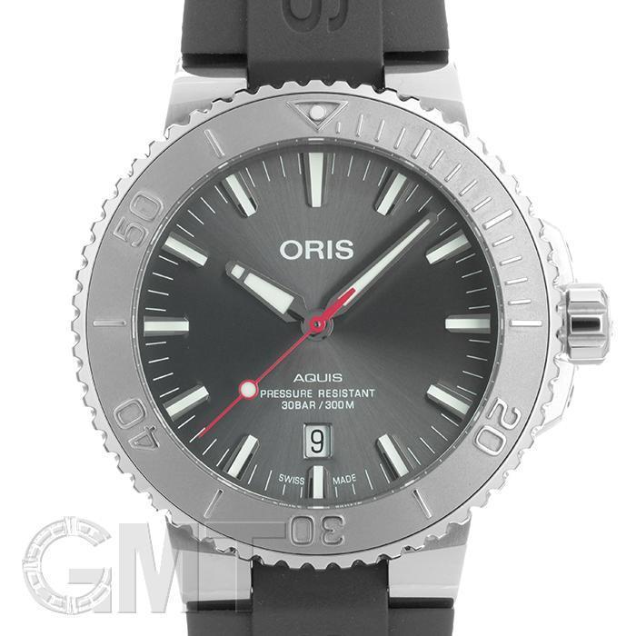 ORIS オリス アクイスデイト 01 733 7730 4153 グレー 中古メンズ 