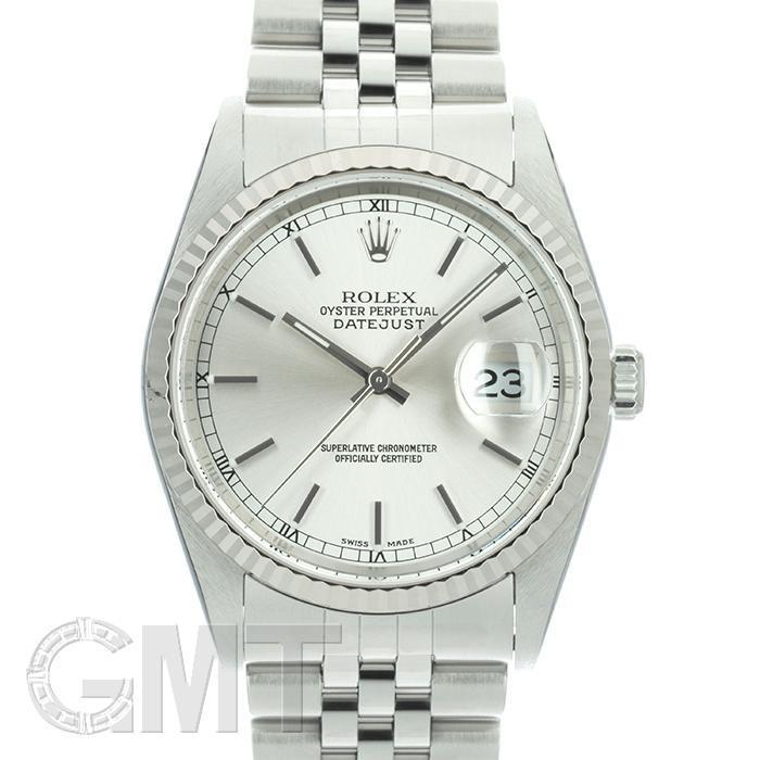 ROLEX（ロレックス） デイトジャスト 36mm 16234 シルバー 保証書2004