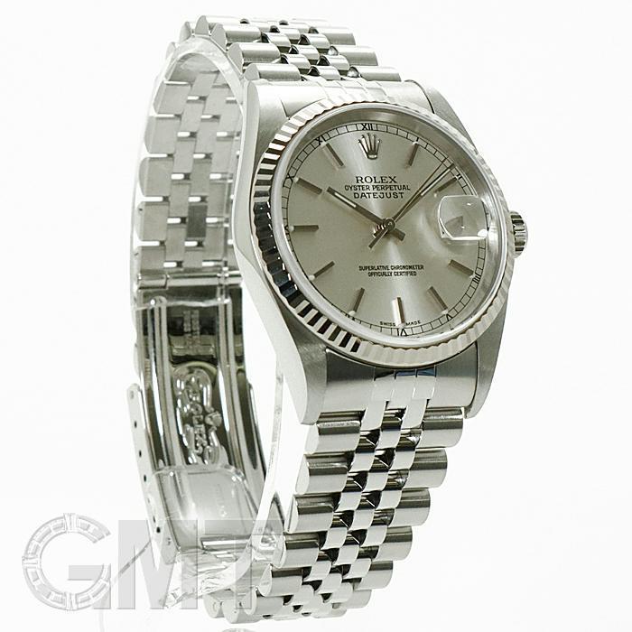 ROLEX（ロレックス） デイトジャスト 36mm 16234 シルバー 保証書2004