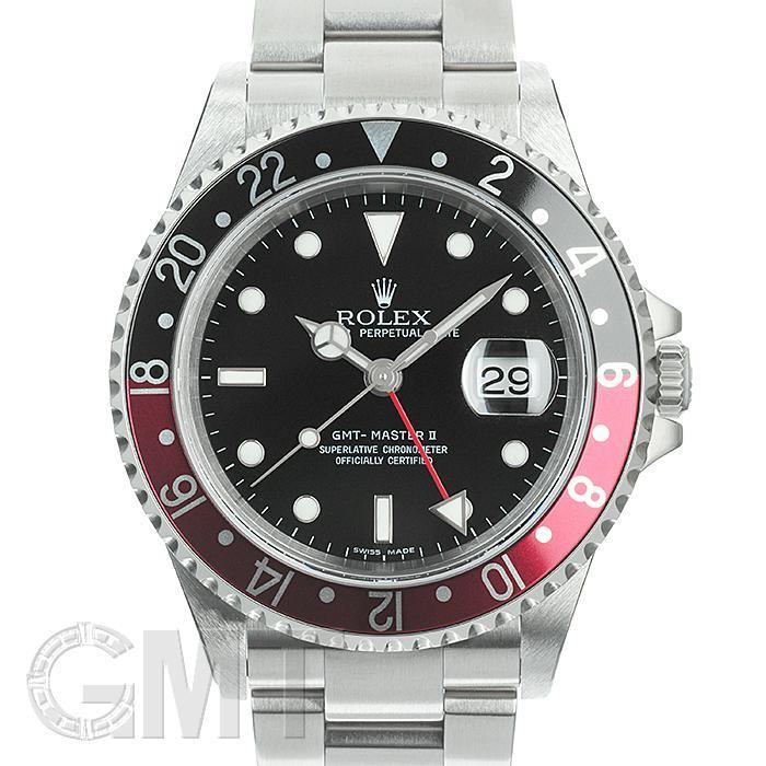 ROLEX（ロレックス） GMTマスターII 16710 ブラック/レッド 保証書2007