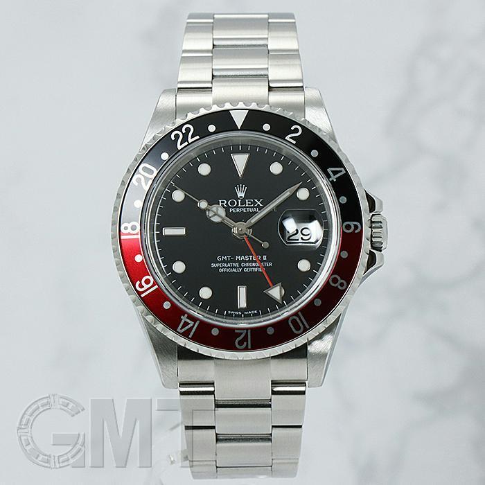 ROLEX（ロレックス） GMTマスターII 16710 ブラック/レッド 保証書2007