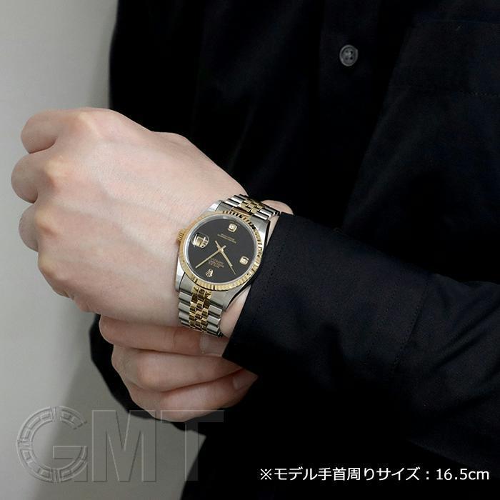 ROLEX（ロレックス） デイトジャスト 36mm 16233 2BR オニキスダイヤル
